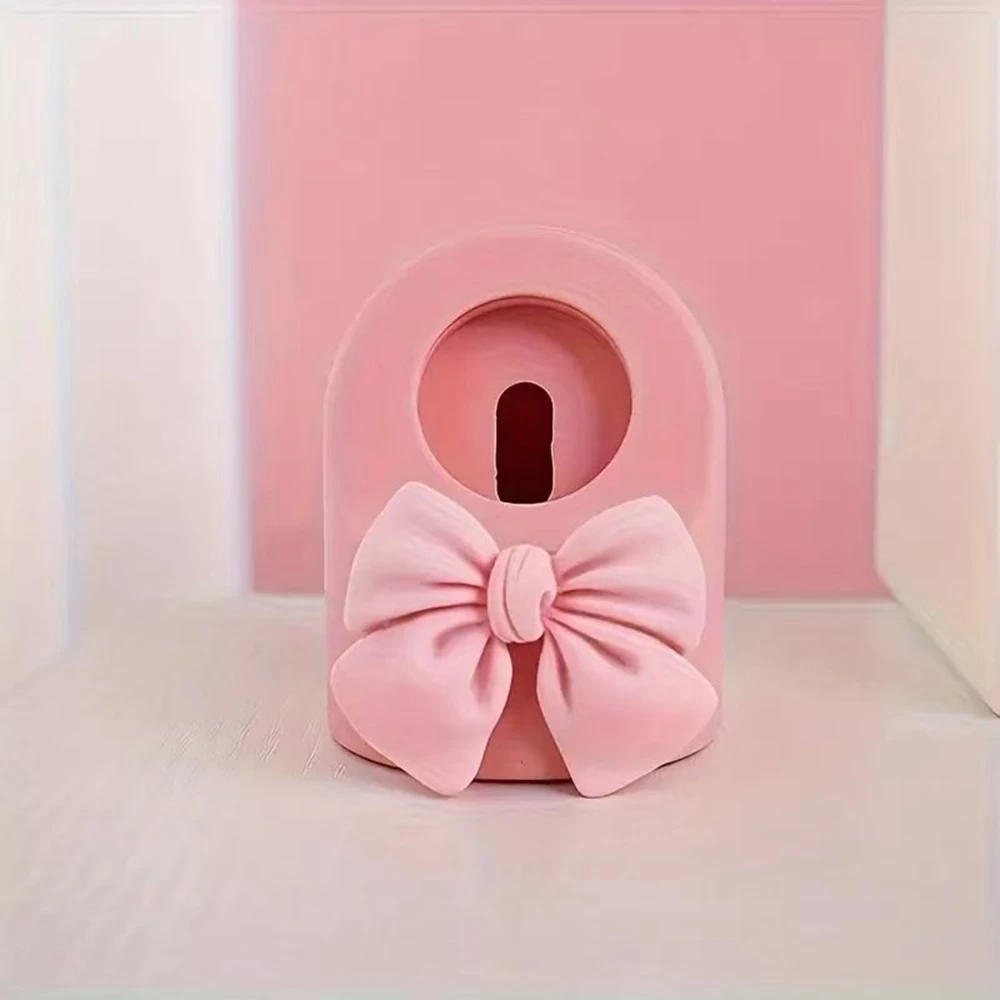Cute Bow Heart Cartoon Silicone Charger Stand Holder For Apple Watch Series 11 10 9 8 7 6 5 4 3 2 1 SE 3 Ultra 3/2/1 - view 3