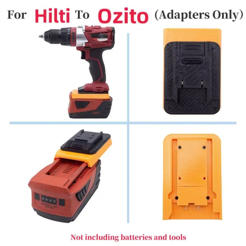 

Battery Converter For Hilti 22v Lithium Adapter Convert To Ozito einhell 18v Tool use Converter(Not include tools and battery)