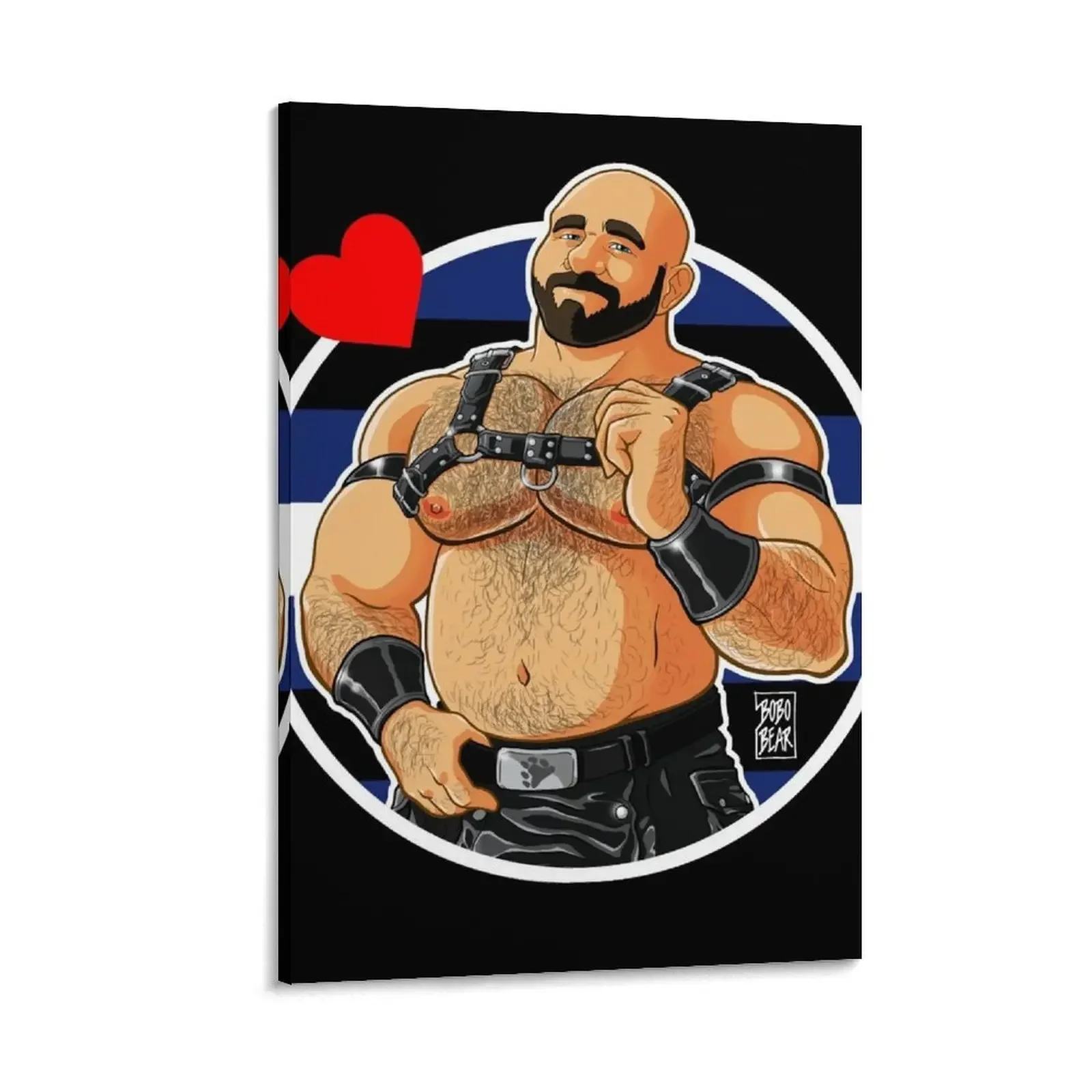 

JIM LIKES LEATHER - DETAIL Canvas Painting paintings wall decor room decorations house decoration