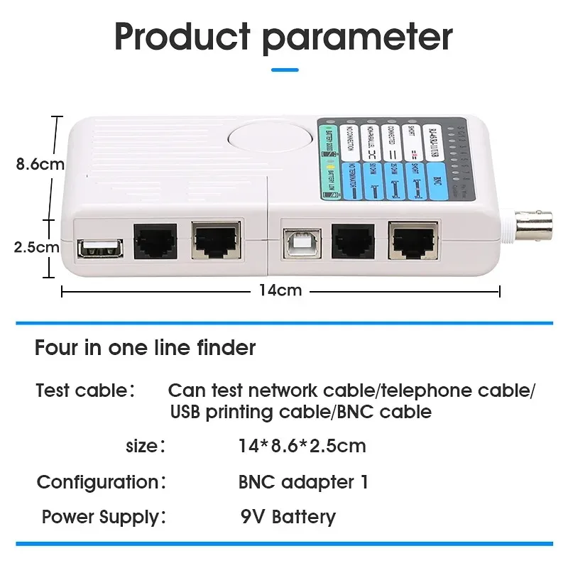 LAN-リモート検出器テスター,新しいツール,usb,nc rj45,rj11,rj45,lan,高品質