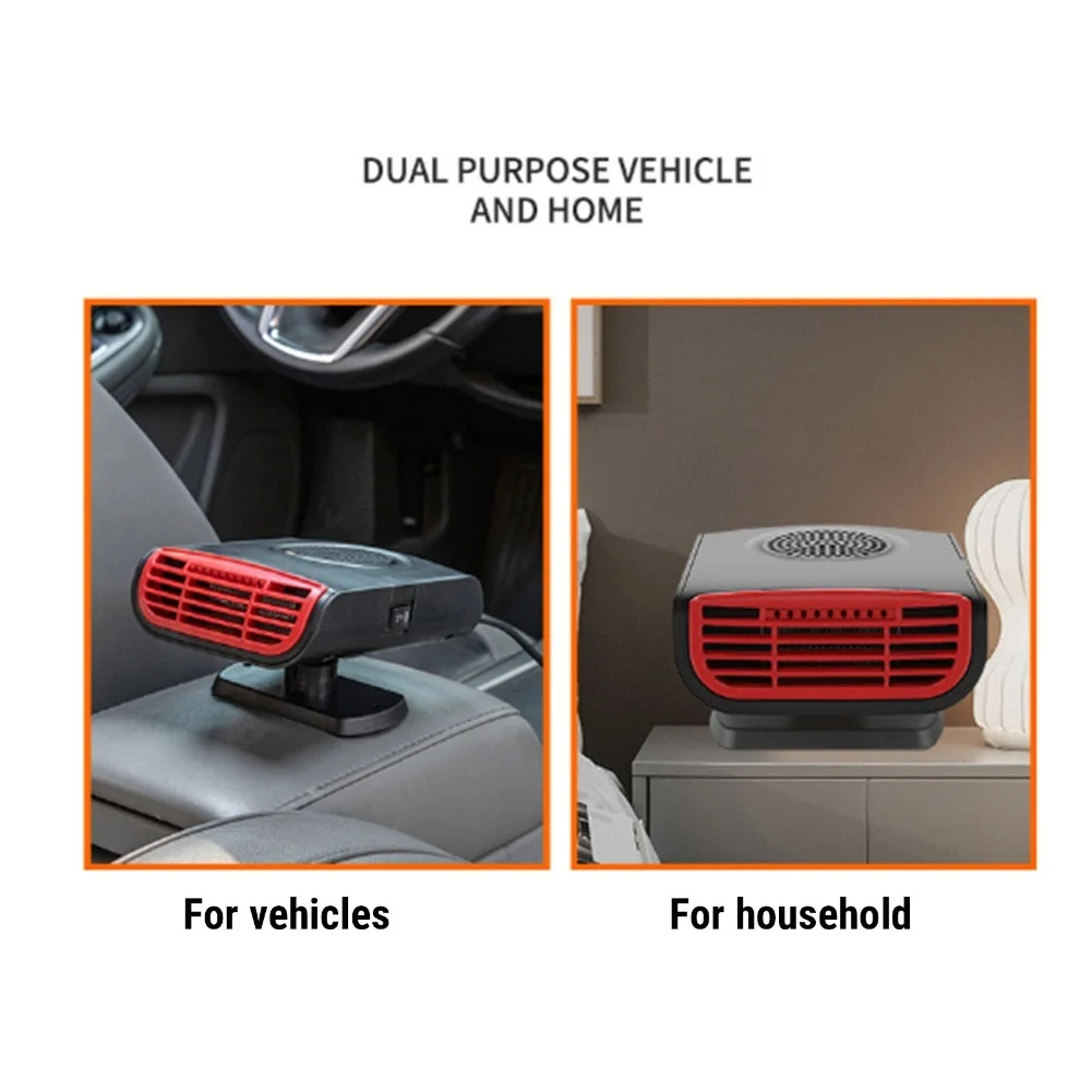 150W Portable Car Heater for Effective Windshield Defrosting and Fog Removal Compatible with Sedans SUVs Trucks and RVs