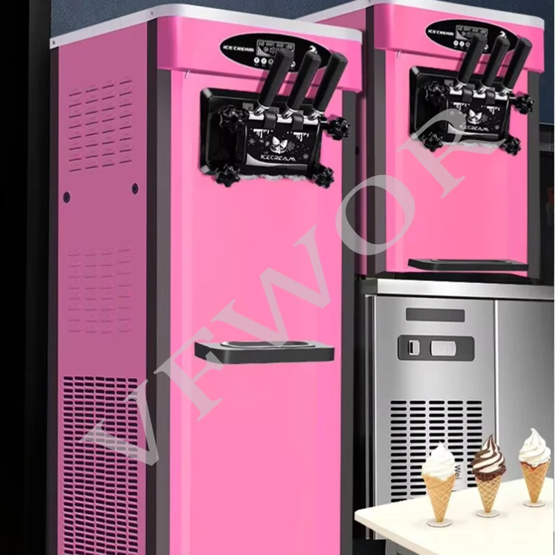 Factory Price Commercial 3 Flavors 2+1 Mixed Soft Serve Ice Cream Machine Frozen Yogurt Machine Ice Cream Machine