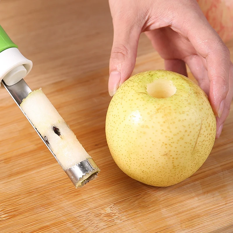 Telescopic Fruit Core Peeling And Peeling Machine Multi Functional Stainless Steel Vegetable 2-In-1 Peeling Machine