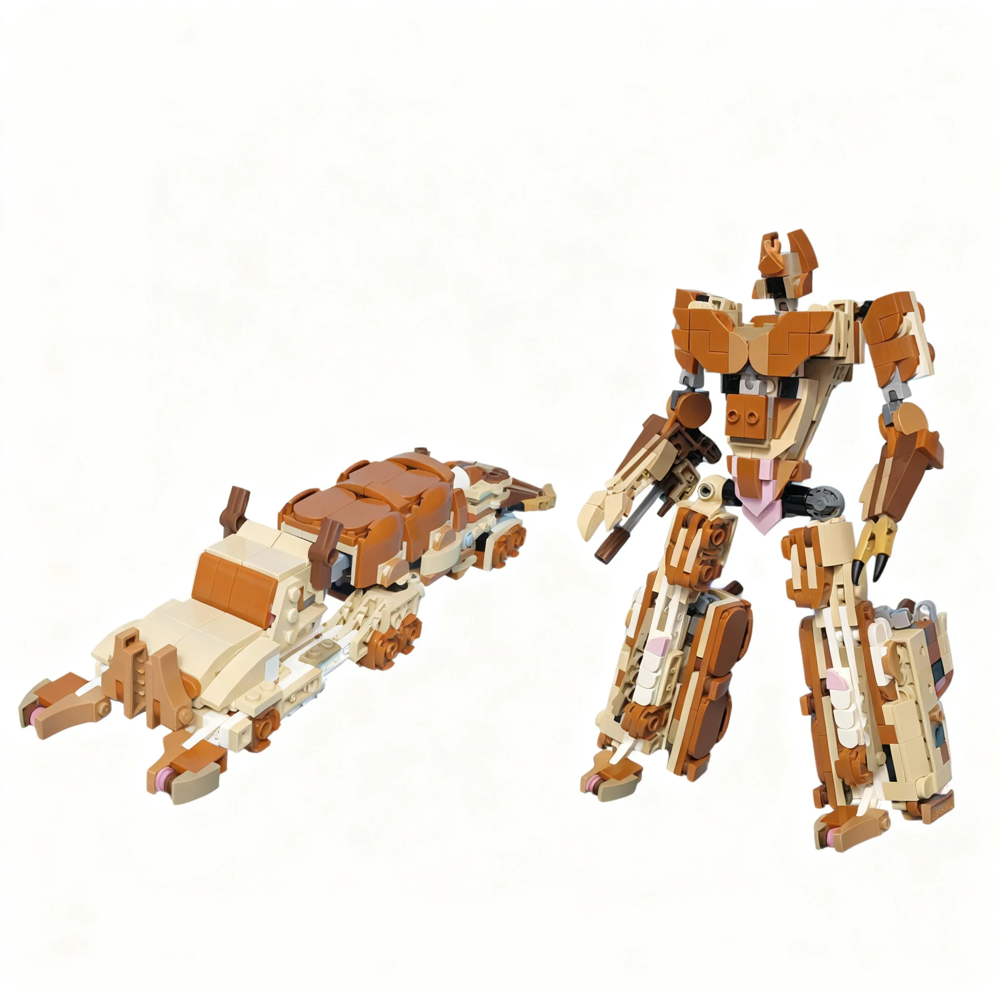 459pcs MOC Creator Creator 3-in-1 Megatron DOTM Movie Transformer Fuel Tanker Truck Model Building Blocks Construction Birthday