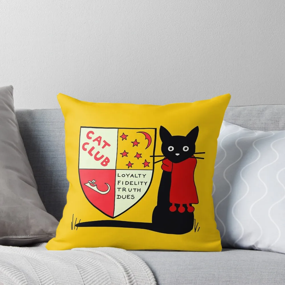 

Jenny And The Cat Club Throw Pillow christmas ornaments 2025 Luxury Pillow Cover Pillow Cases Decorative