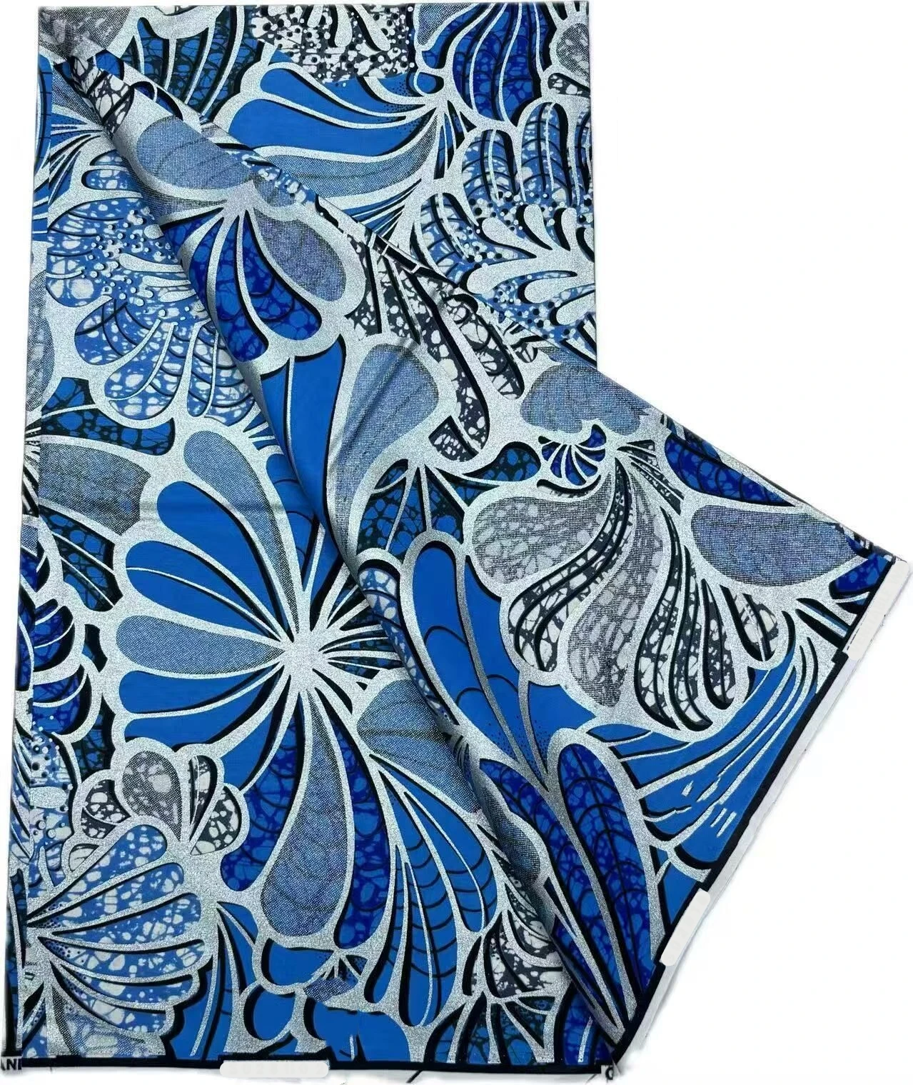 

Горячая новинка 2026: Высококачественная африканская ткань Grand Golden Wax, мягкая ткань Ankara Pagne с золотым принтом, батик, блестящая ткань с эффектом воска H6-312-1