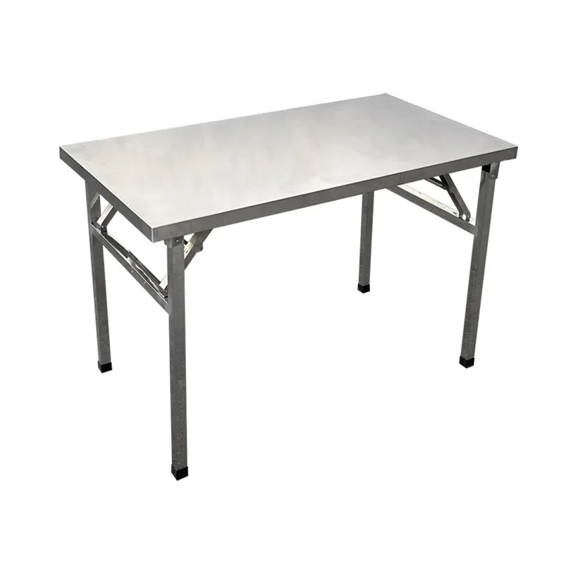 CX stainless steel folding workbench kitchen dining table table night market stall