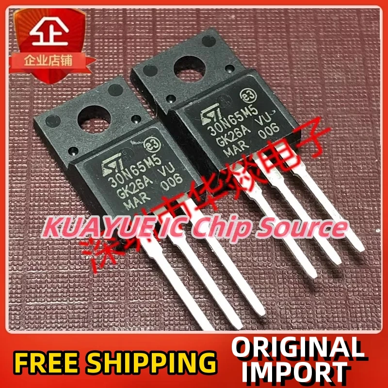 10PCS-30PCS 30N65M5 STF30N65M5  TO-220F  650V 30A  Fast Shipping Quality Guarantee