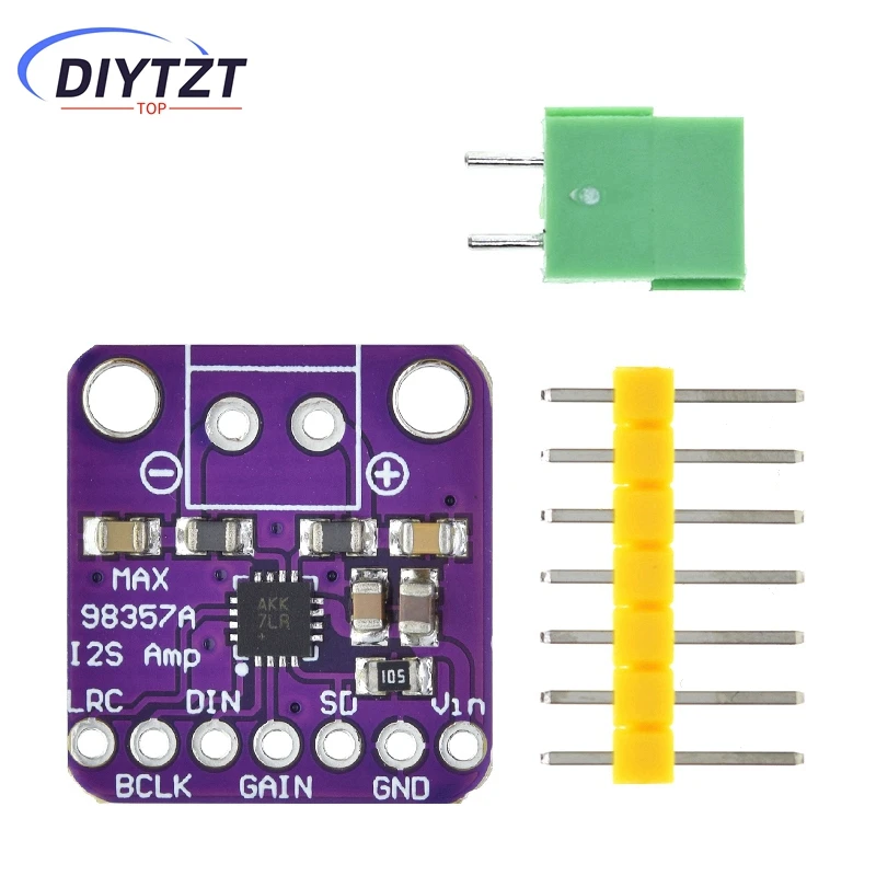 1/5PCS MAX98357 MAX98357A I2S 3W Class D Amplifier Breakout Interface I2S DAC Decoder for Audio