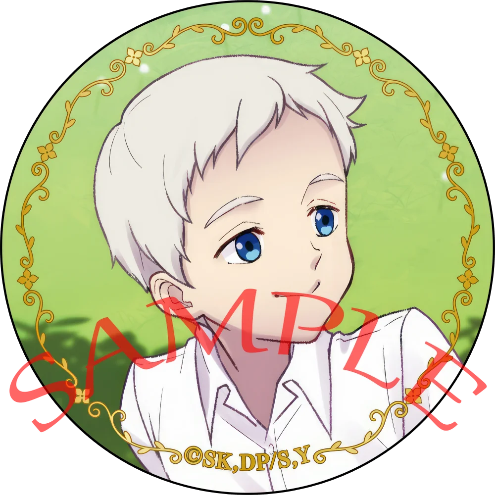 Anime The Promised Neverland Anna Gillian Zack Nat Don Ray Norman Emma Cosplay Cartoon Badge Brooch Pins Accessories Gift