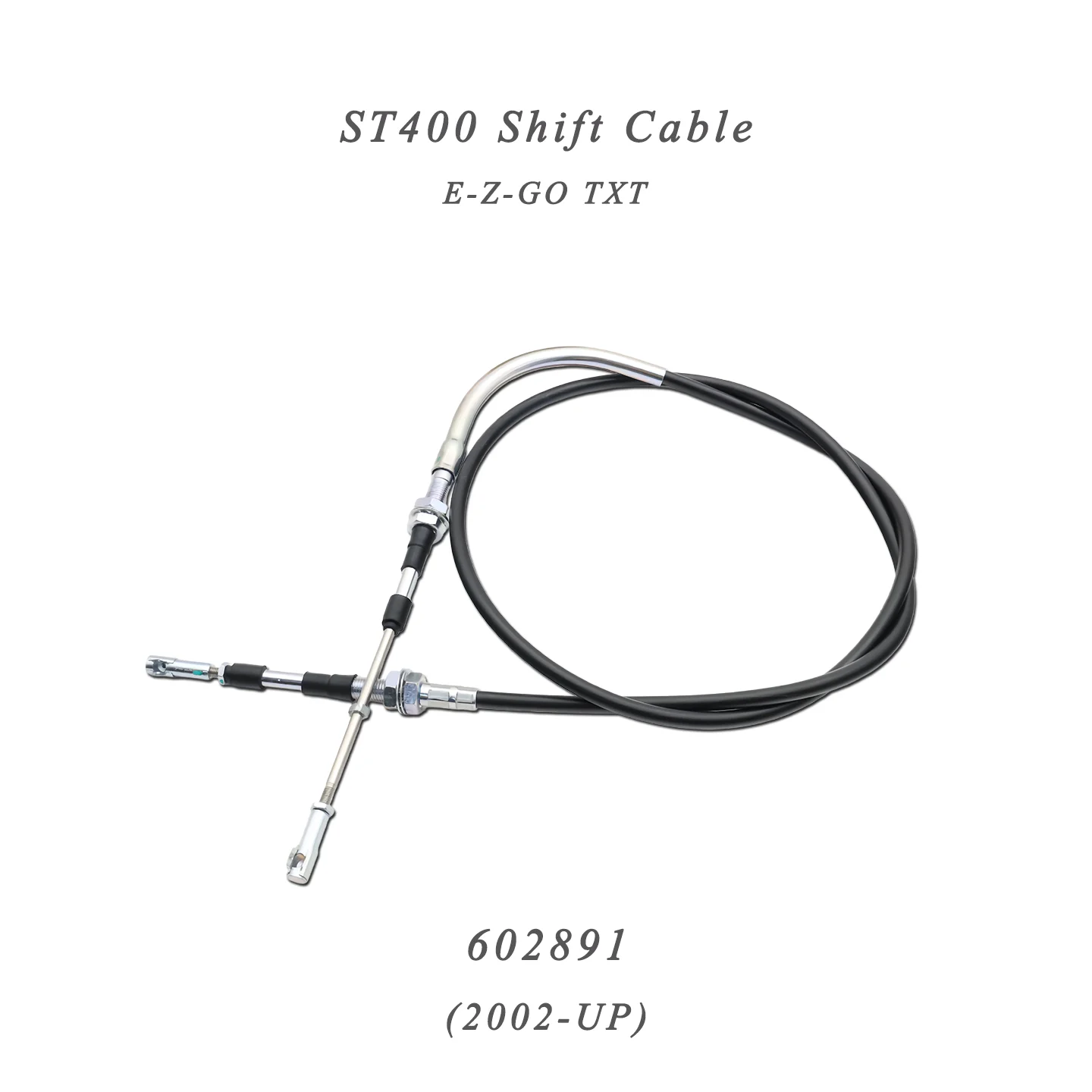 EZGO TXT ST400 Shift Cable 602891 Forward Reverse Push Pull Gear Selector Cable 2002-Up Golf Cart Parts