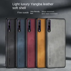 For Huawei Y9S STK L21 L22 LX3 Case Silicone Bumper PU Leather Skin Matte Back Cover Phone Case for Huawei Y9S HuaweiY9S STK-L21