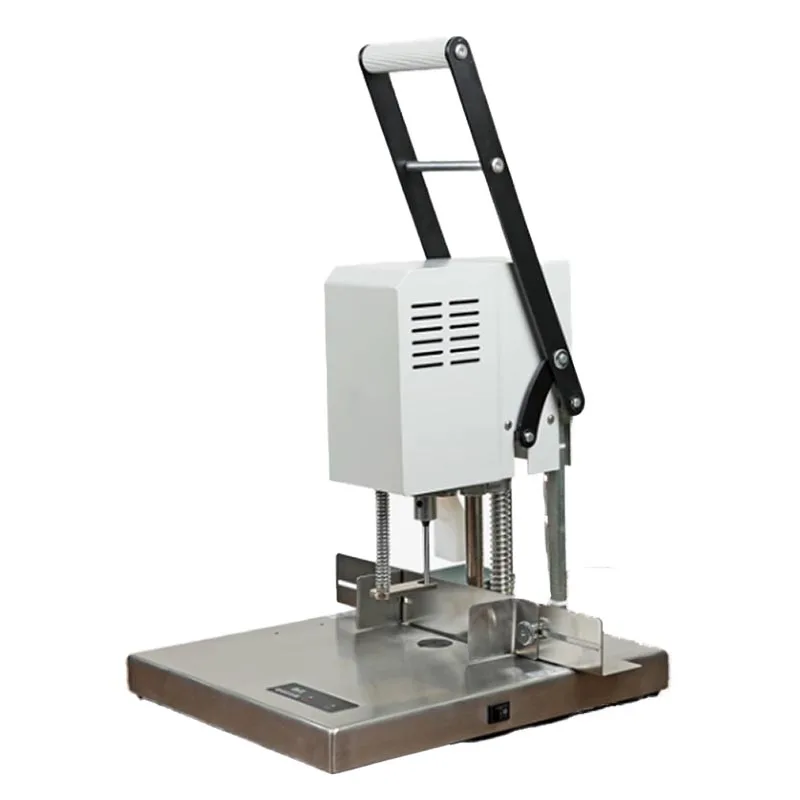 Single-head Electric Punching Machine 5CM Thick Drilling Machine  Used for Punching Holes in File Folders for Binding Purposes
