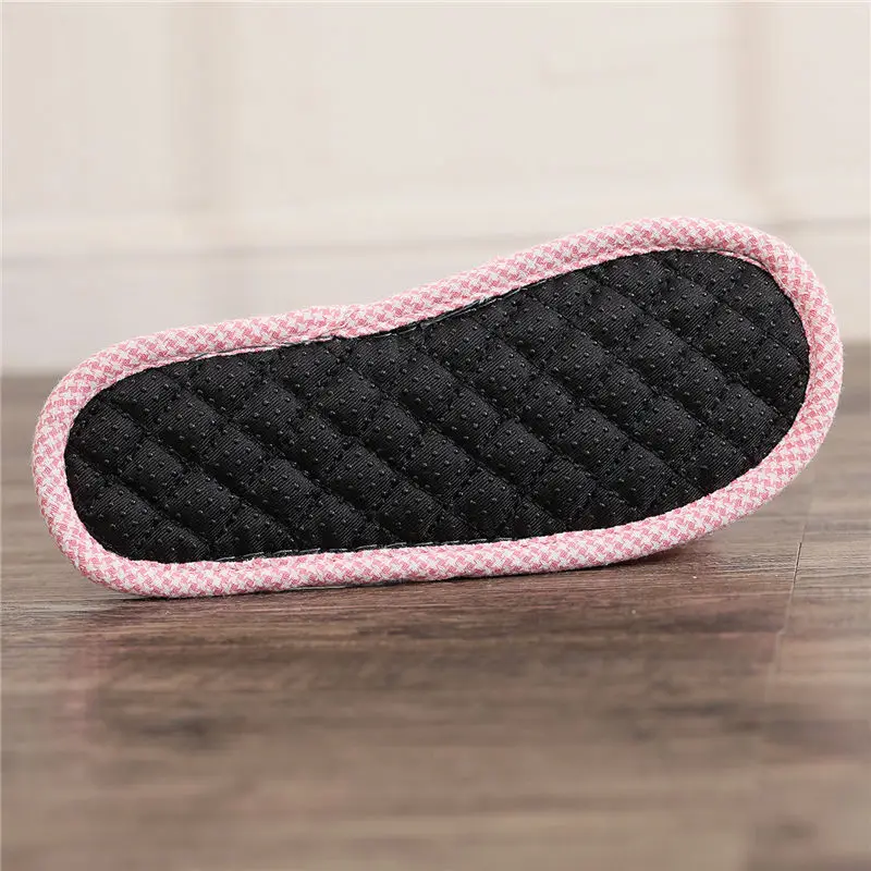 Korean Version of Pure Cotton Anti Slip Particle Slippers, Indoor Soft Sole, Silent, Male and Female Couples, Four Seasons