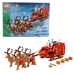 LEGO 40499 Santa Claus reindeer sled for boys and girls puzzle building block toy