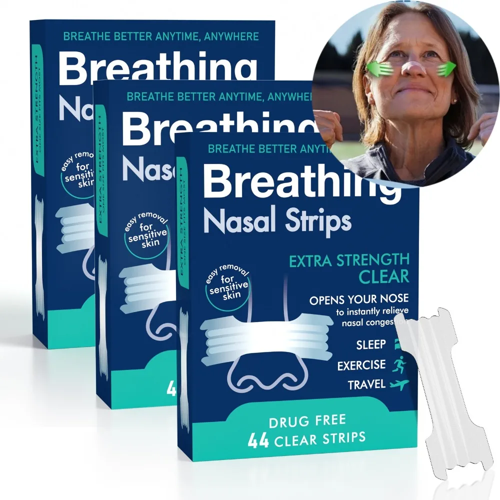 

Breath Nasal Strips,Lavender Scent Sleeping Nose Strip,Exercise Air Intake and Improve Sleep Strong Anti Snoring Nasal Strips