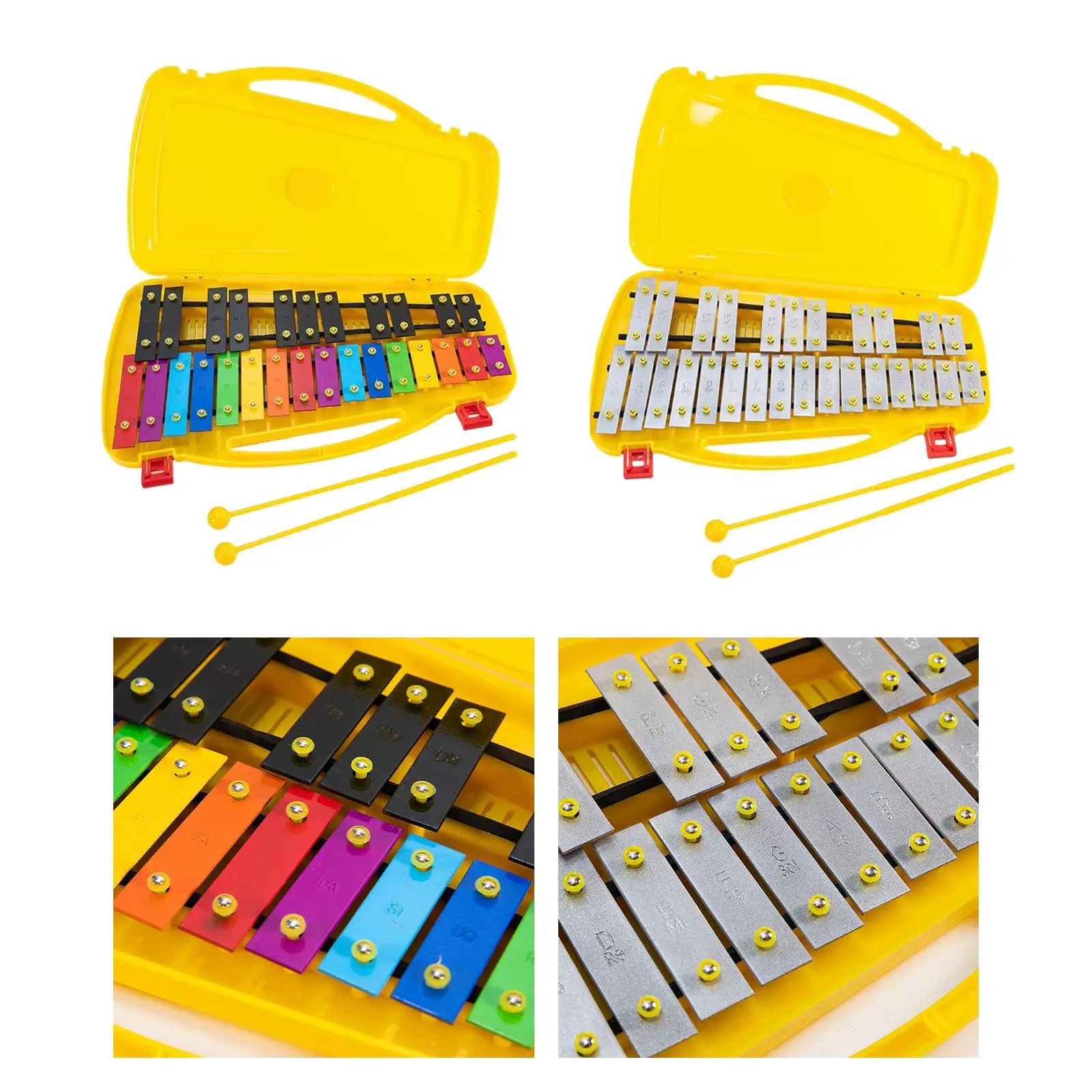 

Glockenspiel And Two Mallets Perfectly Gift for Children Toddlers Kids