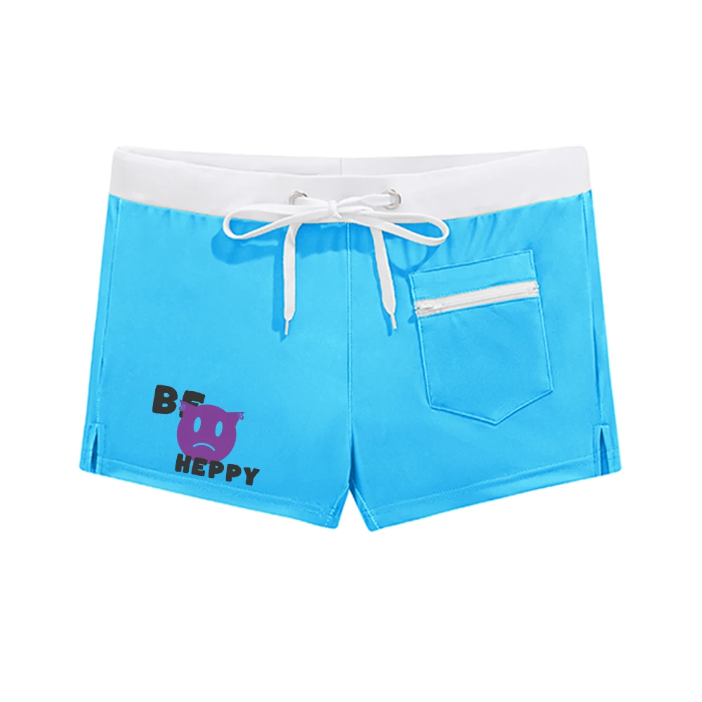 

Летние эластичные дышащие шорты для серфинга, мужские шорты для фитнеса и плавания с завязками, модные пляжные шорты с принтом, плавки для плавания