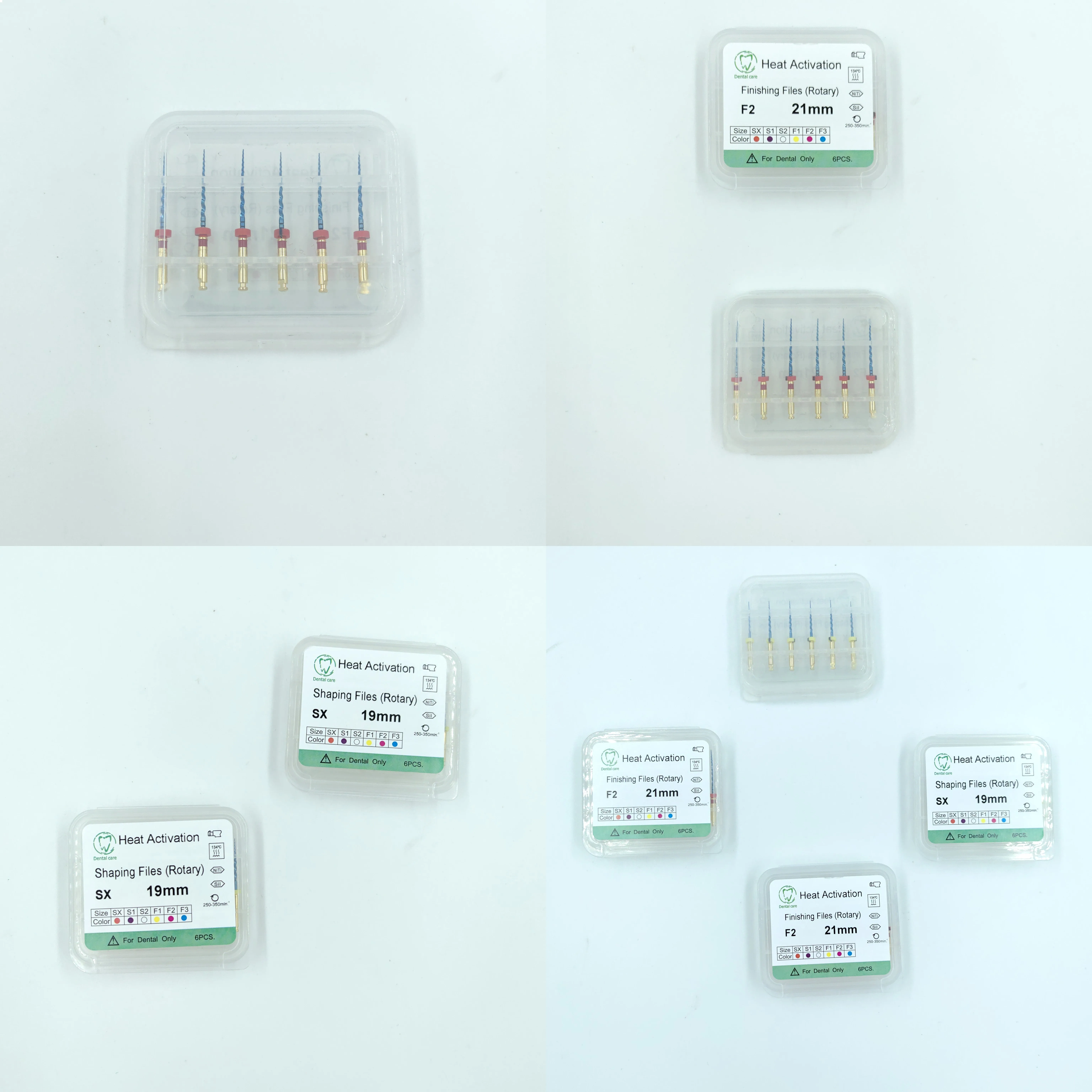 High Quality Professional Tapered Dentals Root Canal File Manual Power Fast Delivery Heat Treatment