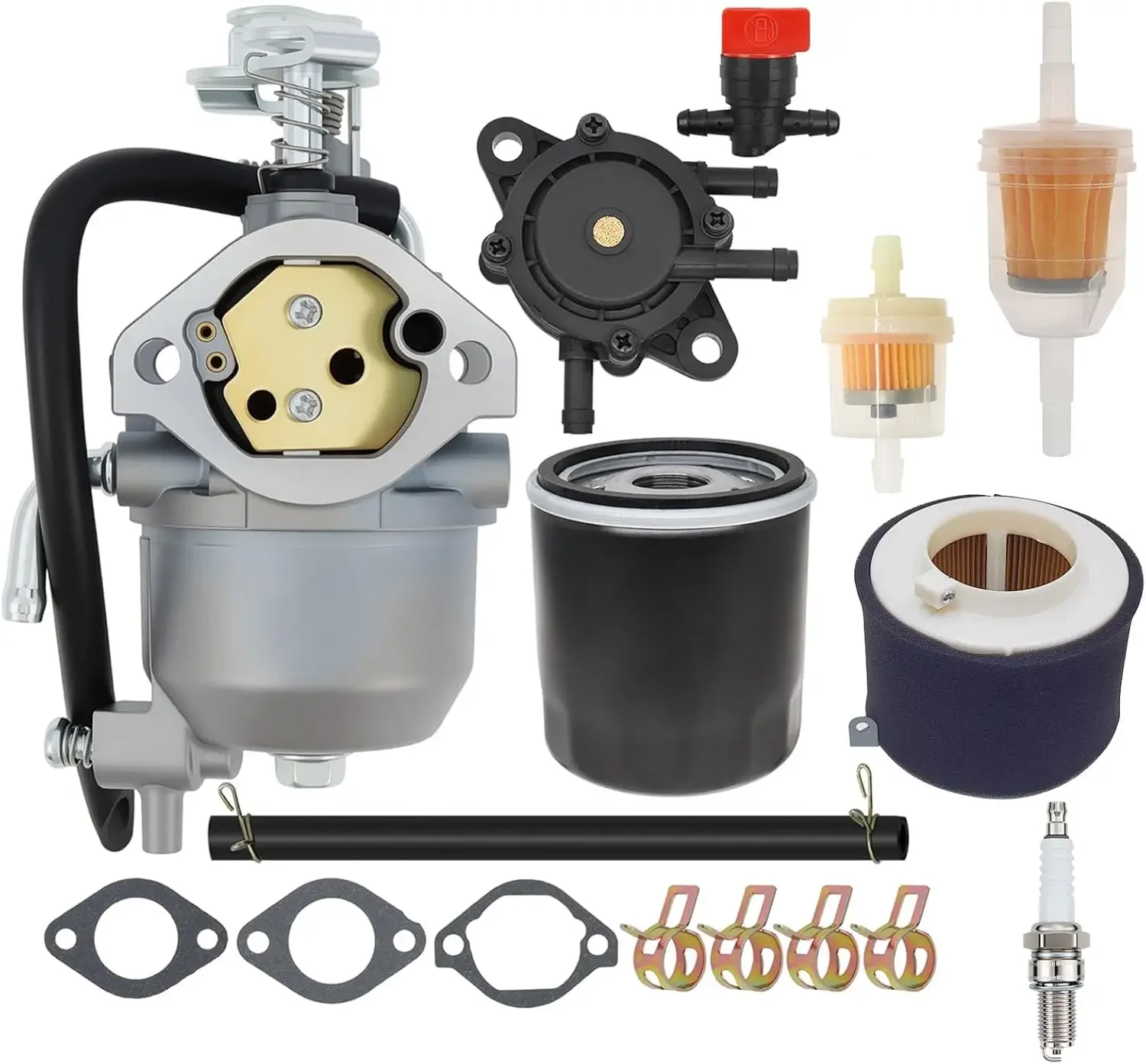 Kit de Filtro de Aceite para Carburador 15004-0953 Compatible con Kawasaki Mule 600 610 2005-2019 para Motor Kawasaki KAF400 UTV Reemplaza 110