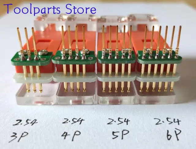 2.54mm Single Row Burning Fixture Clip PCB Debugging Download STM32 STC JLink