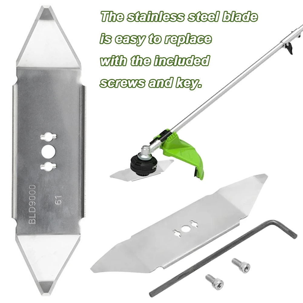 

Stainless Steel Garden Lawn Mower Accessories with Hex Key Replacement Blades for Robomow RX Lawn Mower