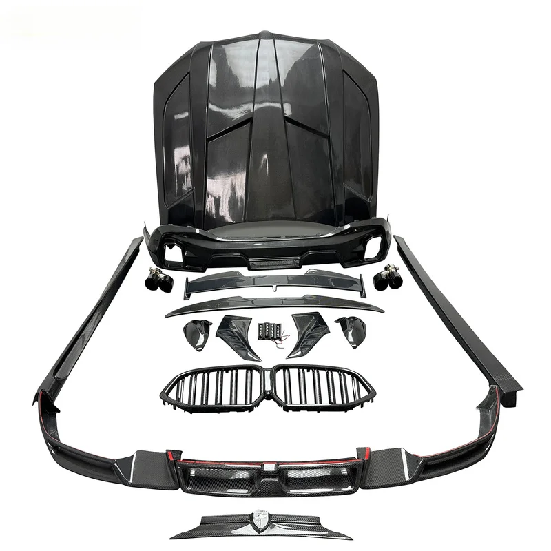 High Quality X6 G06 Larte Style Carbon Upgrade Accessories Hood Spoiler Carbon Fiber Exterior Modified Body Kit Parts