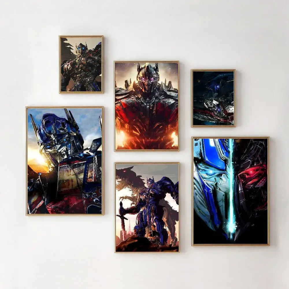 Optimus Prime Self-adhesive Wall Art Decorations Room Decor HD Frameless
