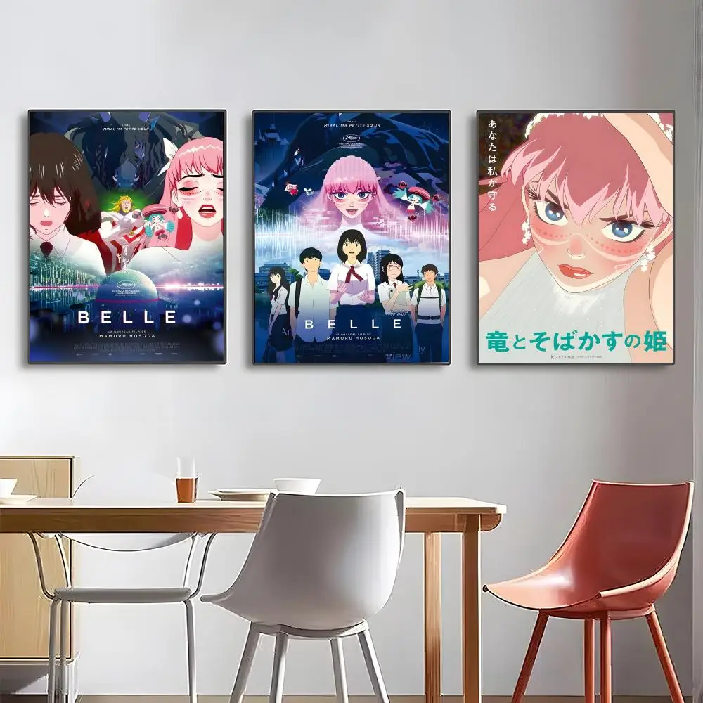 Belle Anime Poster High-definition posters, wall art for living room and home decor.