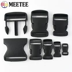 10/20Pcs 10/15/20/25/32/38/50mm Black Plastic Backpack Release Buckles Pet Collar Buckle Belt Adjust Clasp Luggage Accessories