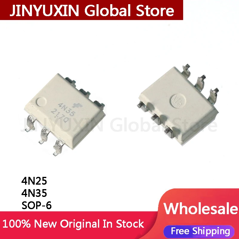 20Pcs 4N35 4N25 SOP-6 IC In stock Wholesale