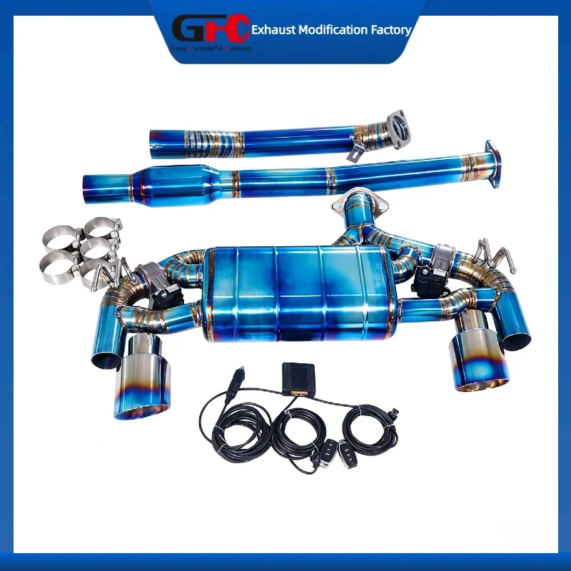 GFC Catback Valvetronic Muffler for Mitsubishi Lancer EVO 2.0T 2008-2015 High-Performance Titanium Alloy Auto Valve Exhaust Pipe