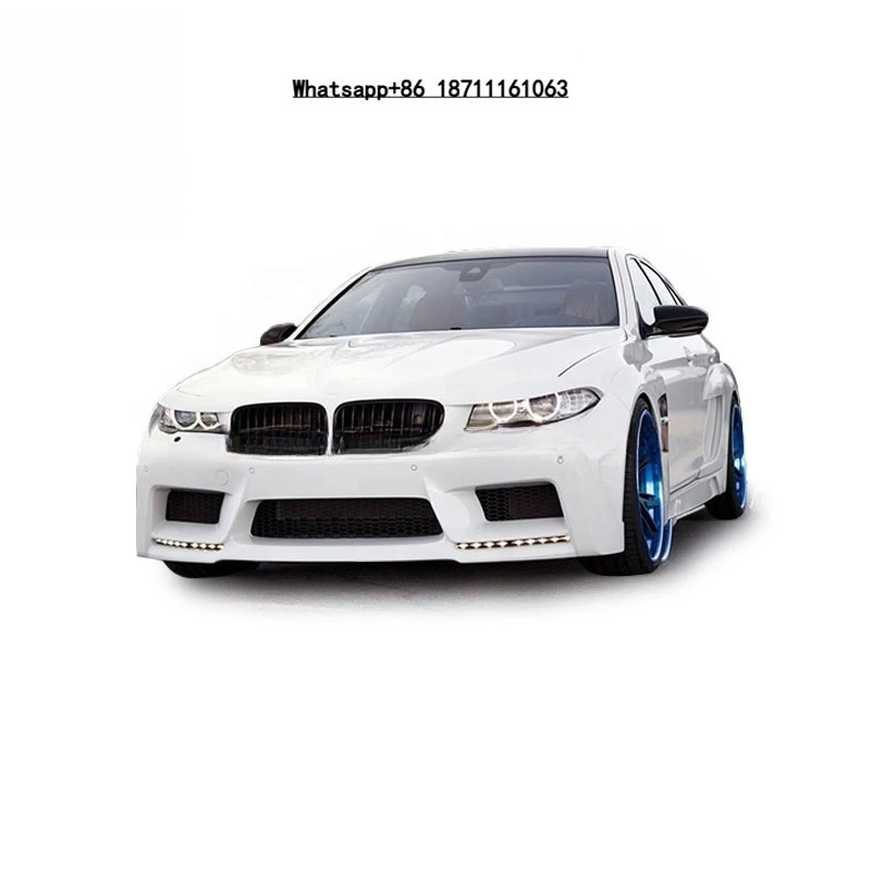 

HM Wide Body Kit Car Bumper Front Side Fender Rear Wheel Arch Roof Wing for 5 Series F10-M5 F18 Bodykit
