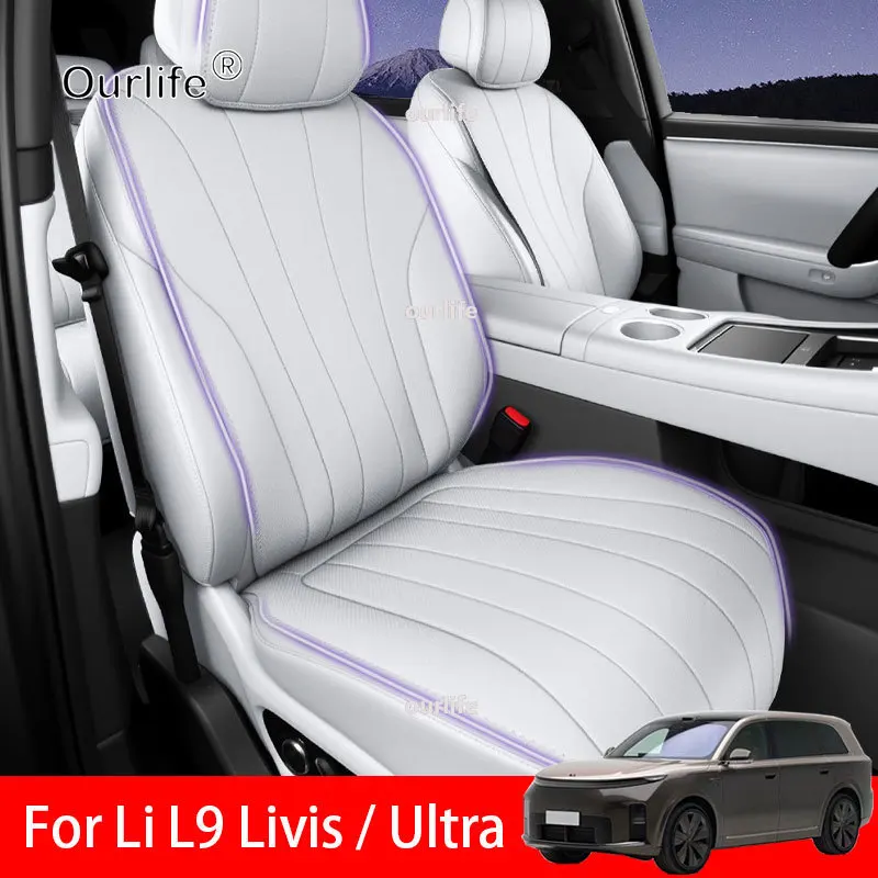 For Li L9 Livis Ultra 2026 2027 Complete Set of Breathable All-Season Protective Seat Covers  Car Interior Accessories
