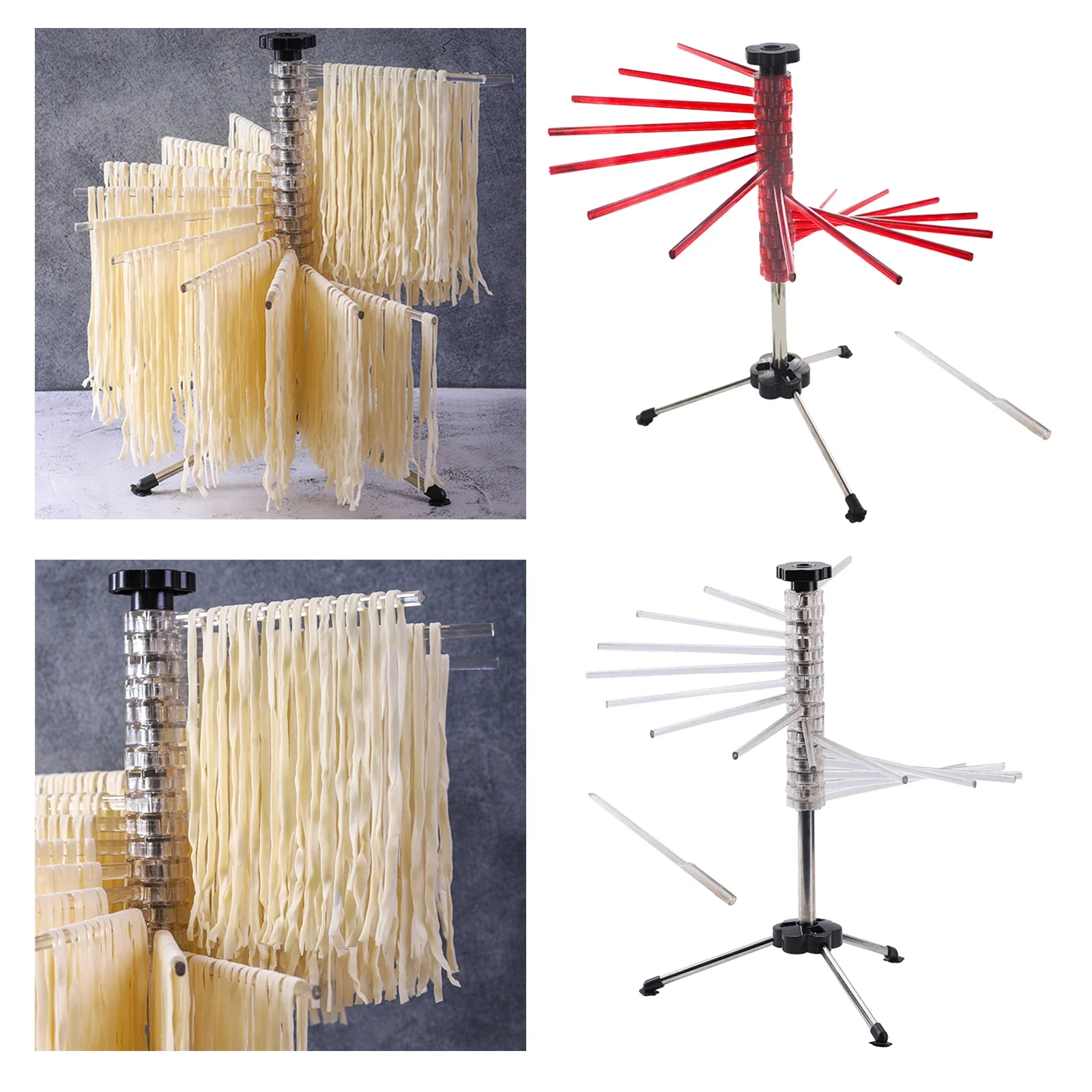 Pasta Machine , Hanging Rack, Resin Material, To Avoid Clumping Racks Individual Drying for Drying Fresh Pasta