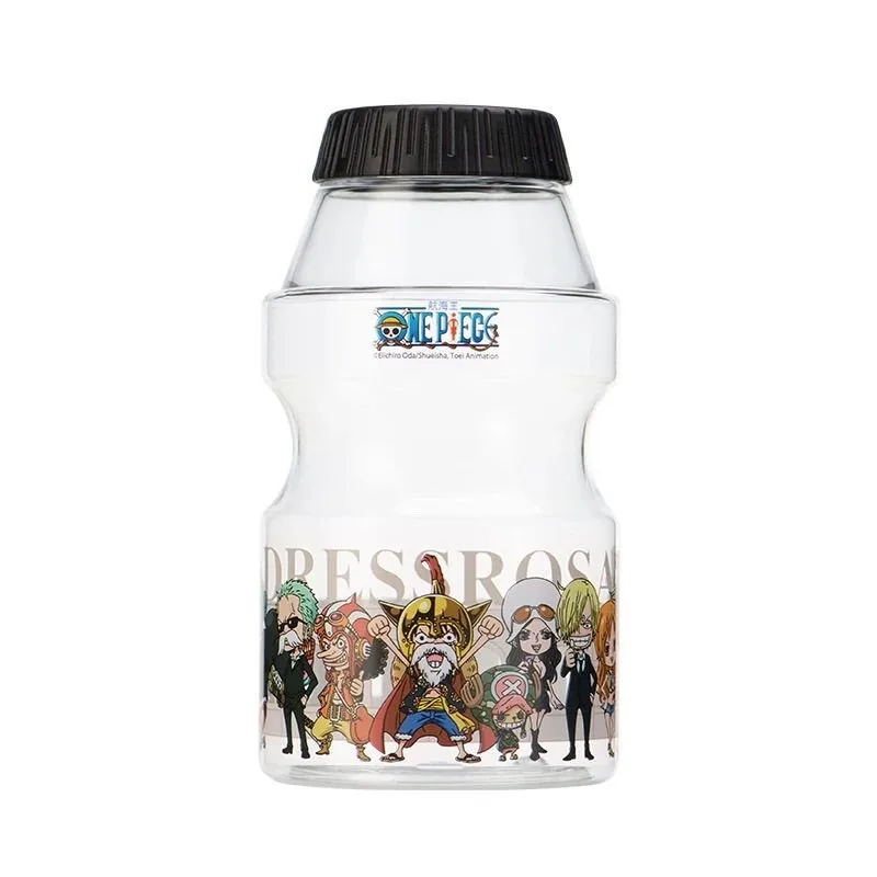 

New One Piece anime Kawaii Luffy Zoro Nami Robin peripheral 480ml water cup cute personalized cartoon creative coffee cup gift