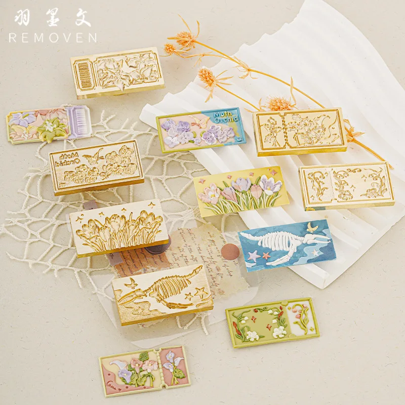 3D Embossed Wax Seal Stamp Stamps/Calluses/Lilies/Flowers For A Copper Head Envelopes Wedding Invitations Scrapbooking