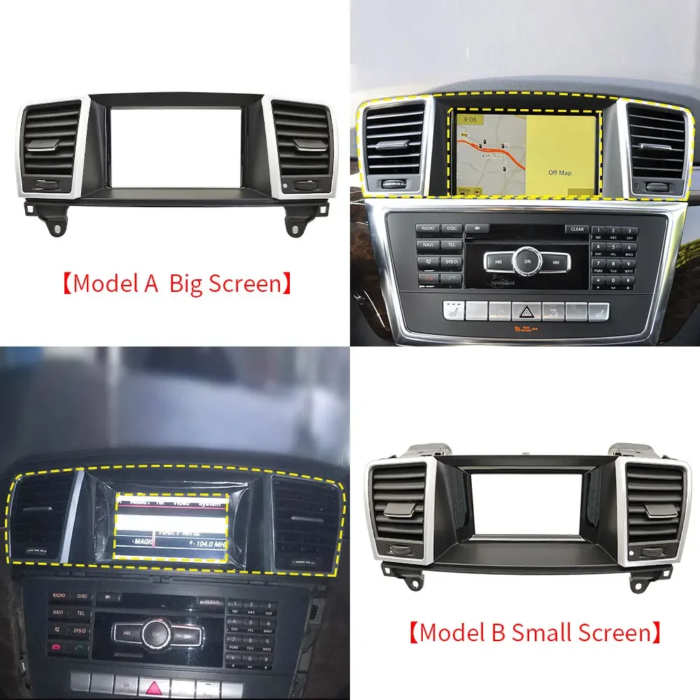 Car Front  Air Conditioner AC Vent Grille Outlet Complete Assembly For Mercedes Benz W166 ML GL Class 2012-2015 GL350 ML400