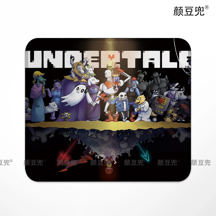 Imagem -06 - Undertale Anime Gaming Mouse Pad Company Keyboard Desk Mats Computer Carpet Desk Tamanhos para Tamanho Grande e Pequeno