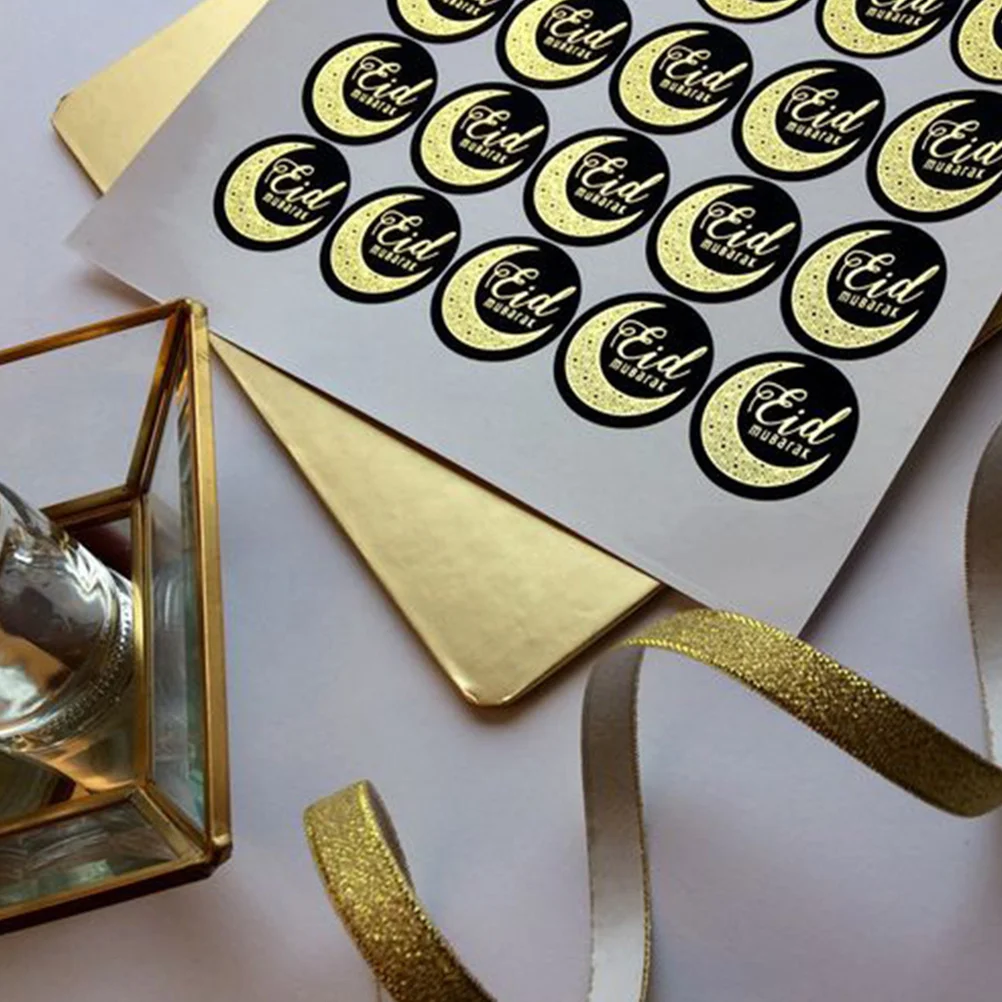 

Sealing Stickers Self Adhesive Labels Eid Theme Gift Decals Practical Paper Bag Scrapbook Envelope Packaging
