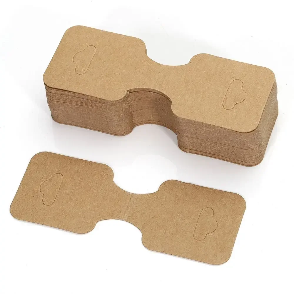 Lot De 360 Présentoirs Cartonnés Pour Bijoux Fantaisie Belle Vous - Cartes Vierges Noires, Brunes Et Blanches
