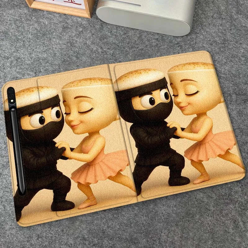 

Balerina Capucina Tung Sahur For Samsung Galaxy Tab S9 S10 S6 S7 S8 FE Plus Lite Inch Foldable Cover Tablet Case