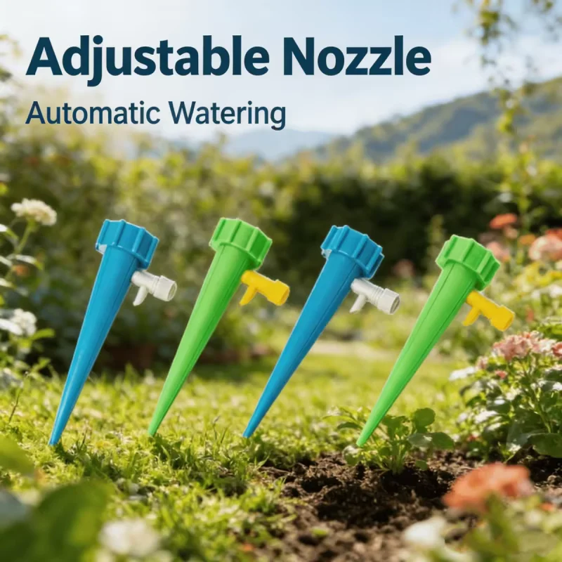 Switch Controlled Drip Watering Device, Adjustable Household Seepage Irrigator, Automatic Plant Watering Tool for Indoor Potted