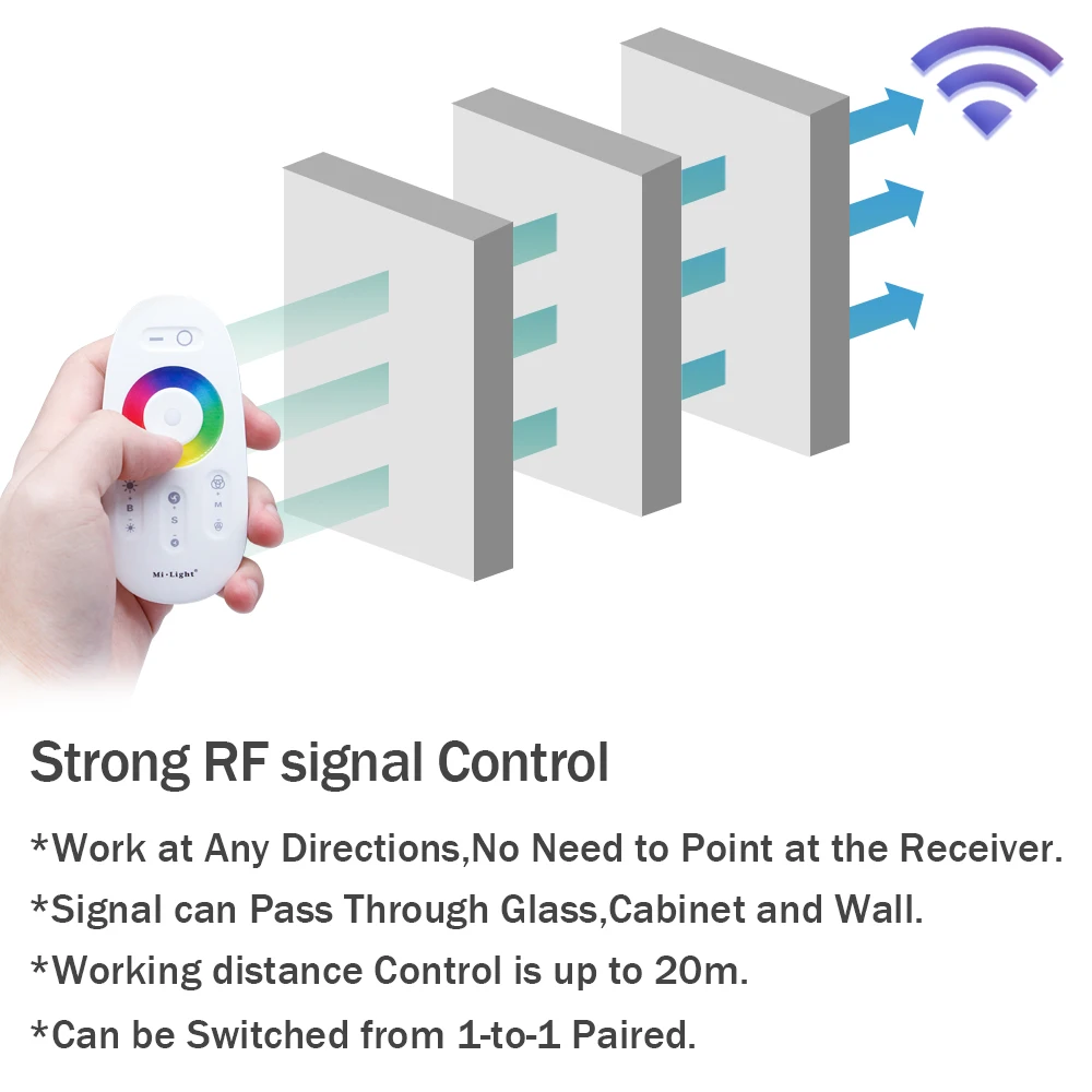 5050 LED Strip RGB / RGBW 5M 300LEDs LED Light Strip Color Changeable Flexible light Strip+2.4G Remote Controller+12V LED power