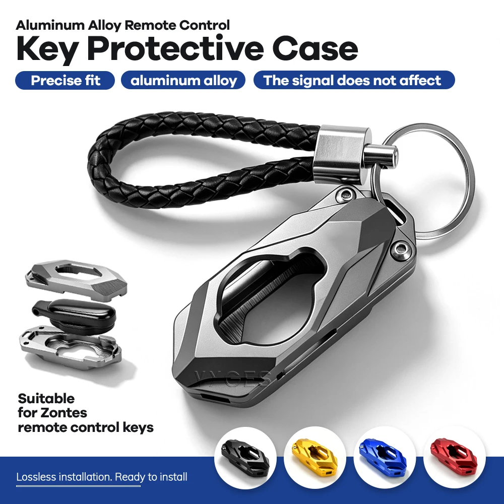 Motorcycle Remotecontrol Keychain Remote Key Case Protective Cover For ZONTES 368G 368M 368D 368K 368E 2024- 703F 703R 703RR