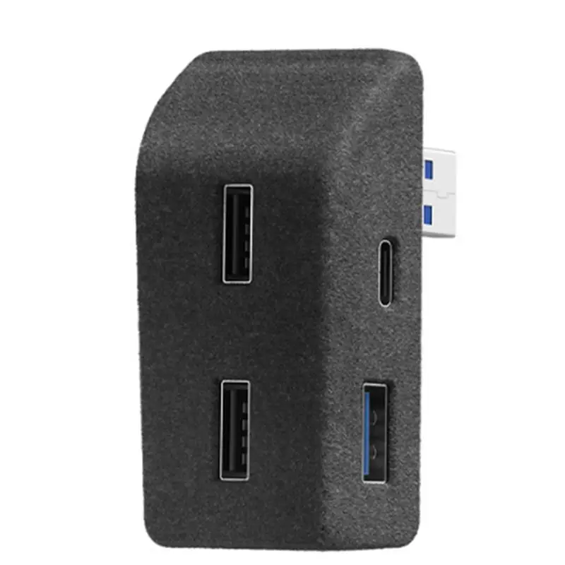 Car Glove Box USB Shunt Hub Docking Station Powered Splitter For Tesla Model Y Juniper Quick Adapter
