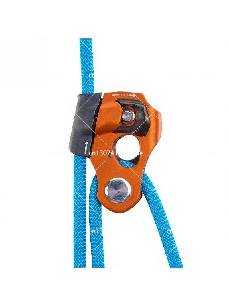 Climbing Rescue Hand Lifter Rope Grabber One-Way Pulley for Ascending