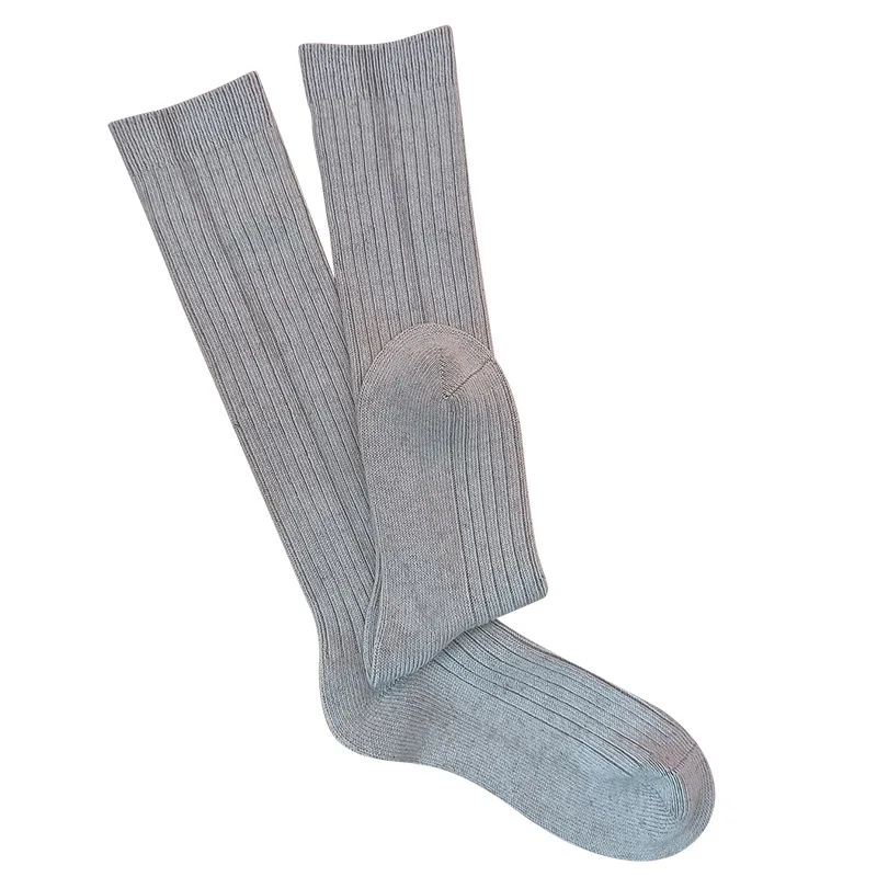 

2 Pack Hemp Socks Women Men Cotton Blend Mid Calf Thick Socks Anti-microbial