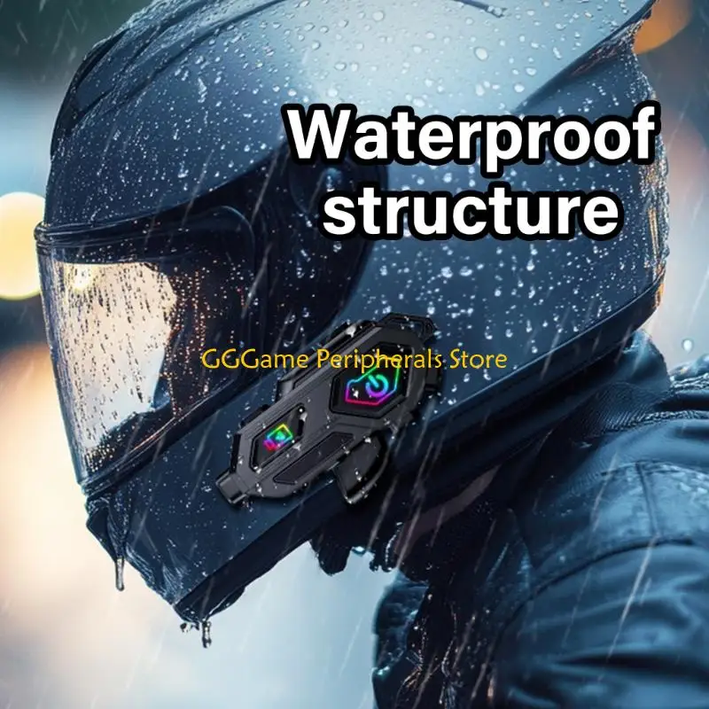 U55B หมวกกันน็อคมอเตอร์ไซค์ กล้อง 1080P เครื่องบันทึกวิดีโอ การตัดเสียงรบกวน เปิดใช้งาน WiFi