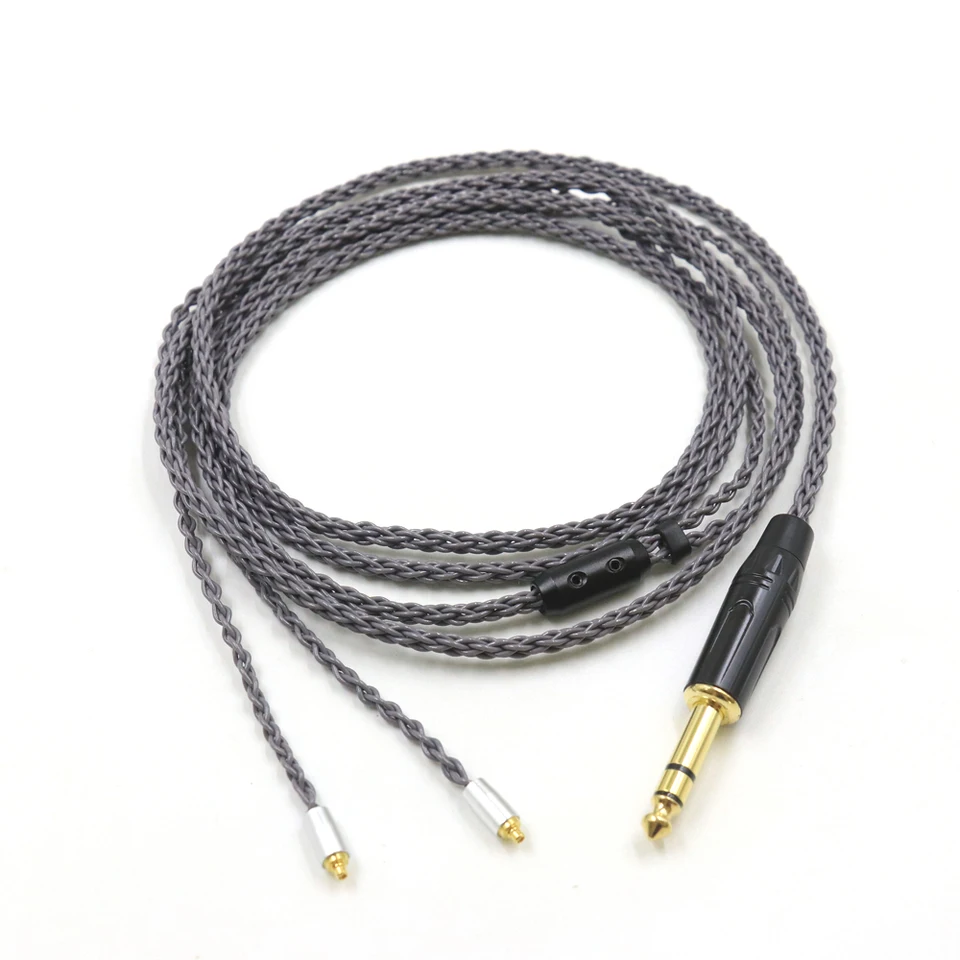 Headphone Upgrade Cable XLR 6.35mm Balanced 8 Core 99% 7N OCC For